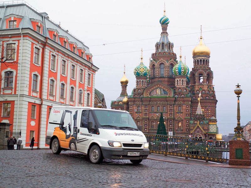 Trotz der riesigen Fläche Russlands zeigt Jungheinrich Präsenz auf dem gesamten Markt. (Bild: Jungheinrich)