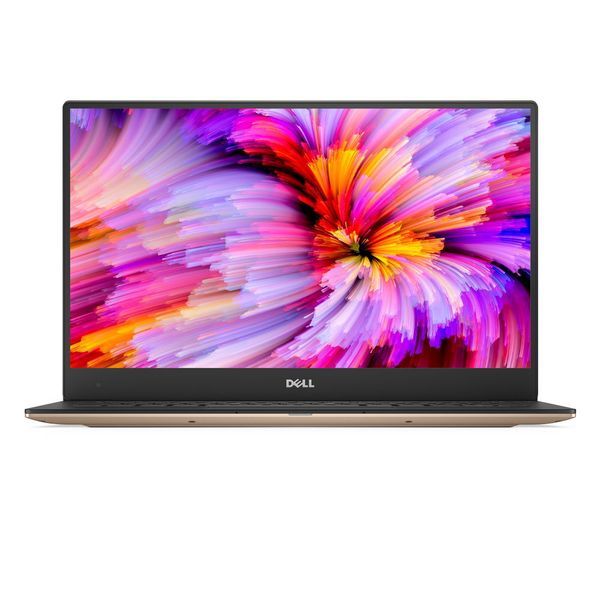 Das fast rahmenlose Display des XPS 13 gibt es weiterhin mit mattem Full-HD- oder mit QHD+-Touch-Display. Für die Grafik sorgt nun die Intel-HD-620-GPU in den Kaby-Lake-Core-CPUs. (Dell)