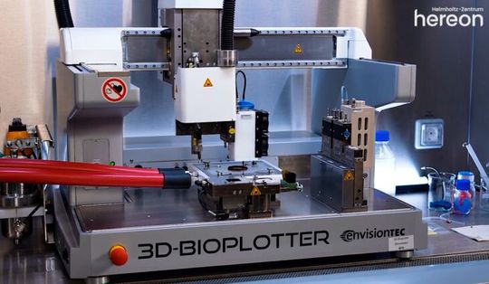 3D-Druck geht auch nachhaltig, wenn eine recyclebare Tinte verwendet wird. (Bild:  Hereon/Steffen Niemann)