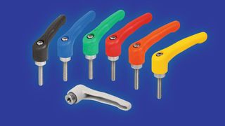 Für eine bestmögliche Arbeits- und Betriebssicherheit hat das Heinrich Kipp Werk zahlreiche Produkte im Programm, vom Klemmhebel in Signalfarben bis hin zu antibakteriell beschichteten Griffen. (Bild: Heinrich Kipp Werk)