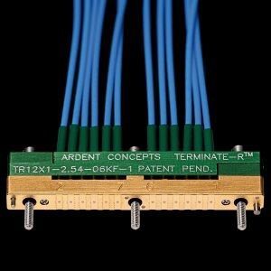 Bild 1: Stecksystem Terminate-TR für die Leiterplatte im Detail (Bild: UdoKlünsch2014)