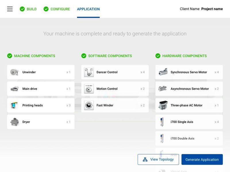 Die Beschreibung der Maschinen-, Software- und Hardwarekomponenten bildet die Basis für den über alle Engineering-Phasen aufgebauten Digitalen Zwilling. (Lenze)