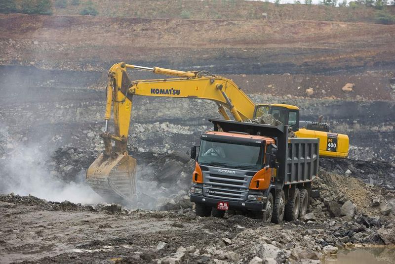 Der Dauereinsatz  ... im Tagebau gehört zu den härtesten Einsatzbereichen von LKWs. (Archiv: Vogel Business Media)