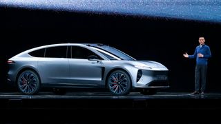 Nio-Chef William Li hat im Rahmen der Nio Days den neuen ET9 präsentiert. (Bild: Nio)