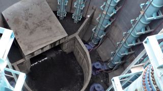 Blick in den Pumpensumpf von „La Caldera“ (Bild: KSB)