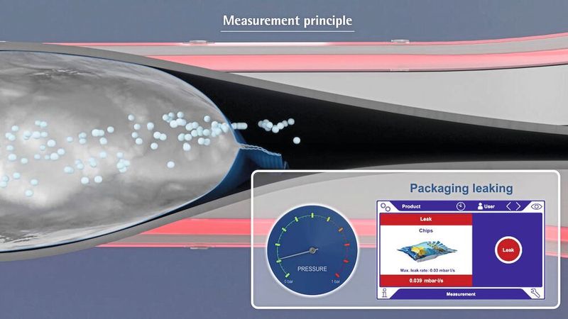 Das 7” Touchdisplay zeigt auf einen Blick in Farbe die relevanten Prüfergebnisse und Informationen an. (Bild: Inficon)