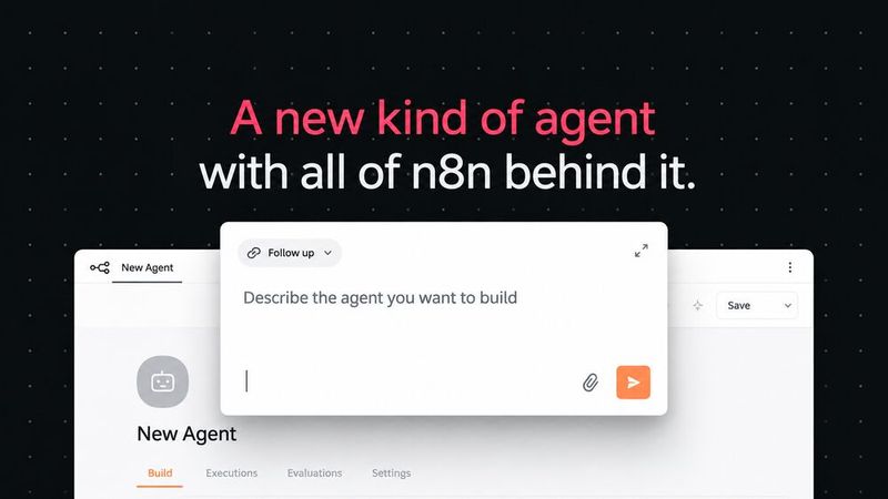 n8n führt eigenständige KI-Agenten ein. Die Einheiten lassen sich zentral konfigurieren und über Workflows, Chat oder MCP-Schnittstellen nutzen.(Bild:  n8n)
