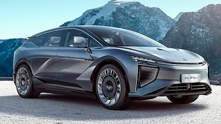 Das chinesische Unternehmen Human Horizons will die menschliche Mobilität neu definieren und stellt deshalb ein vollelektrisches, maximal vernetztes Power-SUV namens Hiphi 1 vor.  (Human Horizons)