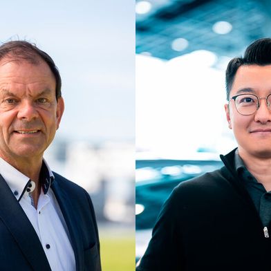 Markus Schrick (li.) bekommt mehr Verantwortung bei Xpeng, Kai Qian wird Country Manager. (Bild: Xpeng)