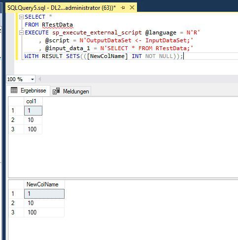 Mit R auf vorhandenen Tabellen arbeiten. (Bild: Joos / Microsoft)