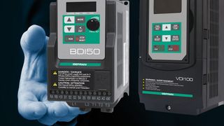 Die neuen Frequenzumrichter von Gefran: Das Basismodell BDI50 (l.) und der VDI100 mit integrierter Soft-SPS (r.) (Gefran)