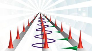 Modengekoppelte Laser können extrem genaue so genannte optische Puls-Züge erzeugen, die sich als hochpräzise Taktgeber eignen. Forscher haben bei DESY nun so ein Laser-Metronom entwickelt, das zahlreiche Laser- und Mikrowellen-Quellen erstmals mit Attosekunden-Genauigkeit in einem kilometergroßen Netzwerk synchronisieren kann. (DESY/Polina Şafak)