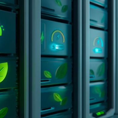 Damit die Kosten angesichts ständig wachsender Datenmengen nicht immer weiter ansteigen, wird nach neuen Möglichkeiten gesucht, Storage stromsparender und damit günstiger zu machen. (Bild: Midjourney / KI-generiert)