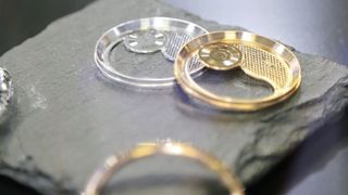 Bearbeitungsbeispiel aus der Uhrenindustrie am Stand von Willemin-Macodel. (Anne Richter, SMM)