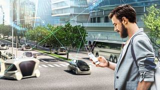 In zwei Jahren will Geely in China das erste Auto vorstellen, das mit dem 5G-Standard in der Lage sein wird, von Fahrzeug-zu-Fahrzeug (V2V), Fahrzeug-zu-Straße (V2R), Fahrzeug-zu-Infrastruktur (V2I), Fahrzeug-zu-Netzwerk (V2N) und Fahrzeug-zu-Personen (V2P) zu kommunizieren. (Bosch)