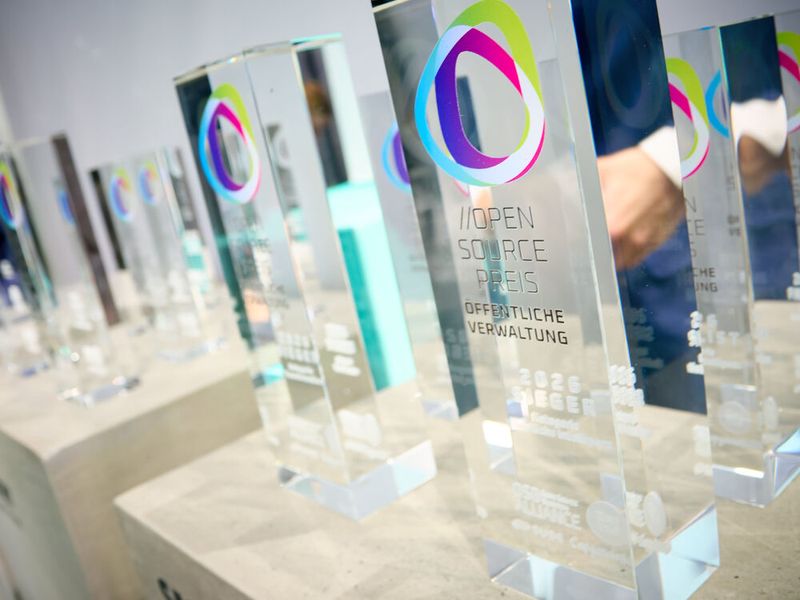 Neben den Start-Up- und den Smart City Awards wurden auch die Open Source Awards der OSBA auf der SCCON verliehen. (Bild: © Copyright Nicolas DET - www.nicolas-det.eu)