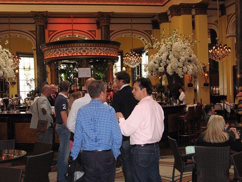 Der Empfangsbereich im Restaurant „The Dome“, einer ehemaligen Bank. (Archiv: Vogel Business Media)