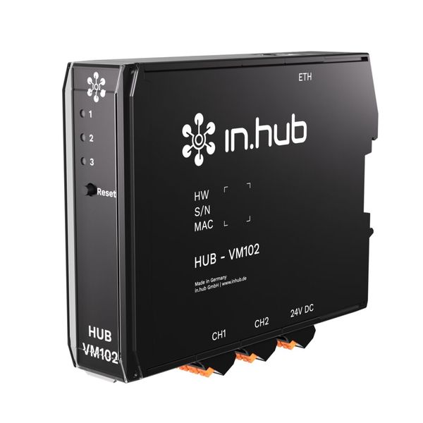 HUB-VM102 für dauerhafte Schwingungsüberwachung im industriellen Bereich  (Bild: in.hub/Novajet)