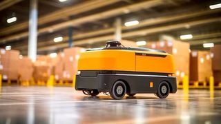 Wer hätte gedacht, dass man fahrerlose Transportfahrzeuge (FTF) ganz gut per Sprache steuern kann? Außerdem gibt es jetzt ein nachrüstbares System, dass dubiose Geräusche in der Fräsmaschine zu hören vermag. Lesen Sie! (Bild: AGV Professional)