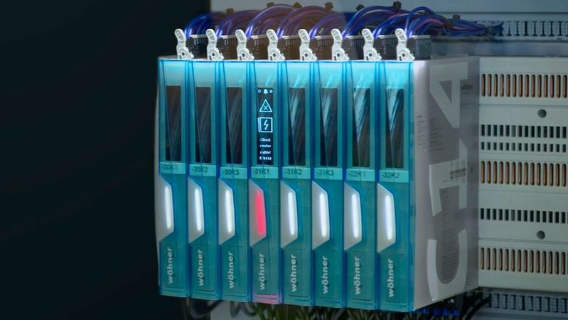 Wöhner zeigt auf der Hannover Messe unter anderem den elektronischen Motorstarter Motus C14. 