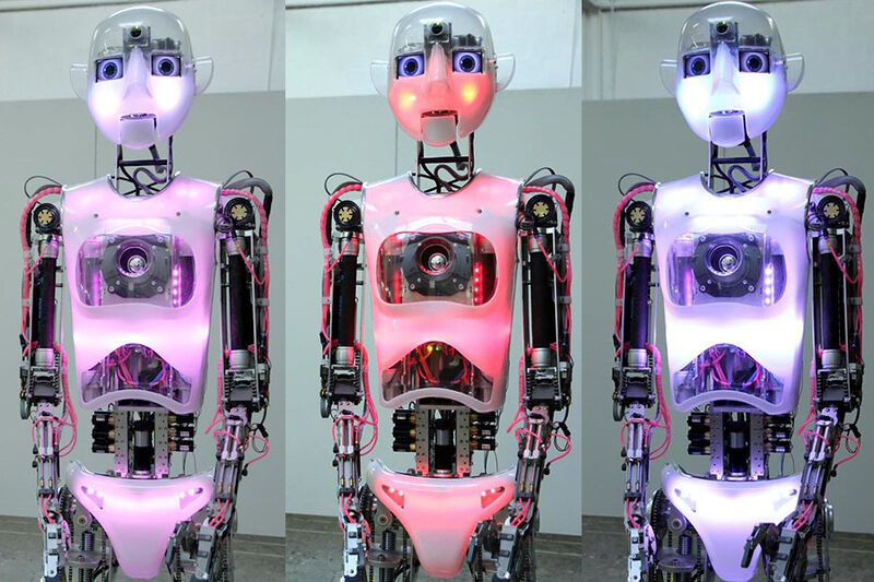 Der lebensgroße Humanoid wird von Forschungs- und Lehrinstitutionen auf der ganzen Welt eingesetzt, um zu informieren, zu unterhalten und neue Entwicklungen in der Robotik zu untersuchen. (Bild: Engineered Arts)