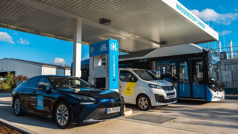 Wasserstoff-Tankstelle von H2 Mobility.(Bild: H2 Mobility)