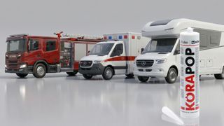 Moderne Kleb- und Dichtstoffe ermöglichen stabile, dichte und wirtschaftliche Verbindungen im Sonderfahrzeugbau - vom Fahrzeugaufbau über den Innenausbau bis zur Reparatur. (Bild: Ruderer)