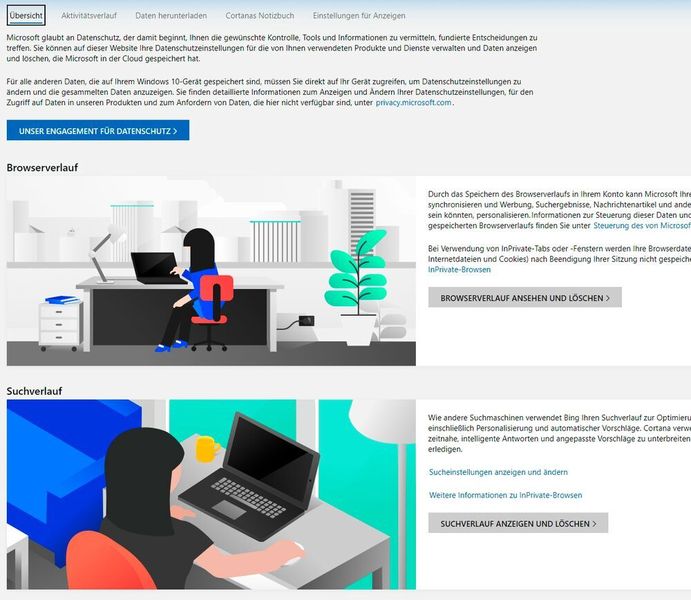 Datenschutz für Microsoft-Konten. (Joos)