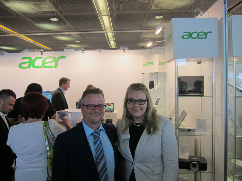 Dirk Bartz, api und Mareike Prechel, Acer                                (Bild: Vogel IT-Medien GmbH)