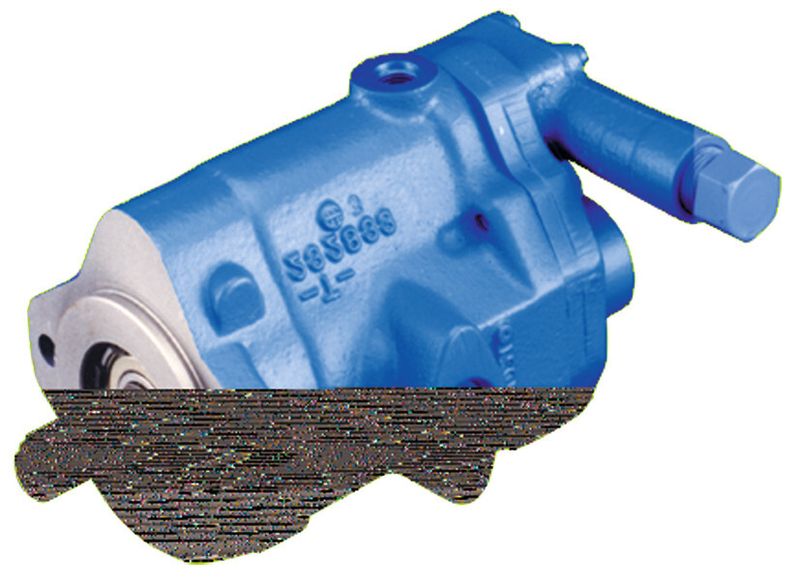 Bild 3: Gesteuerte Axialkolbenpumpen erzeugen Druck und Volumenstrom, die über die Einschraubventile in Steuerblöcken spezifisch dem hydraulischen Verbraucher zur Verfügung stehen. (Bild: Eaton)