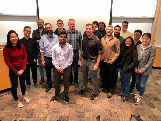 Das Wissenschaftler-Team um Dr. Greg Bowman(Bild:  Folding@Home)