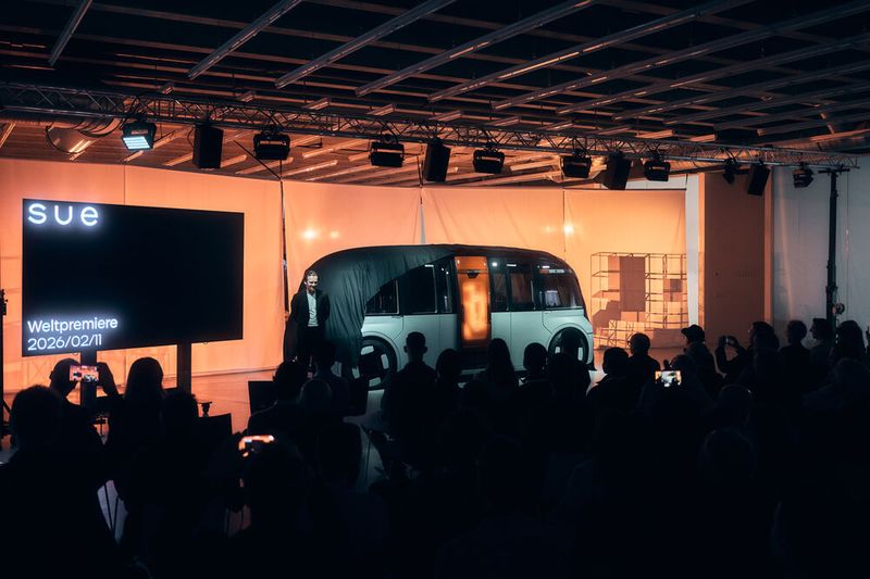 UE Studios has presented the Self-Driving Urban E-Shuttle, SUE. (Image:UE Studios)