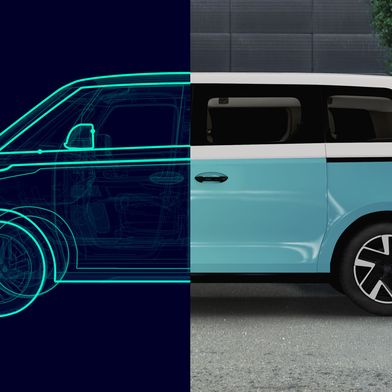 Virtuelle Zwillinge, KI-gestützte Tests und neue Validierungskonzepte: Die Fahrzeugentwicklung wird zunehmend softwaregetrieben – und gewinnt dadurch an Tempo. (Bild: Siemens)
