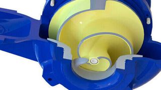 The latest generation of D-max impellers combines high operating reliability for transporting raw waste water with optimum hydraulic efficiency.  (KSB)