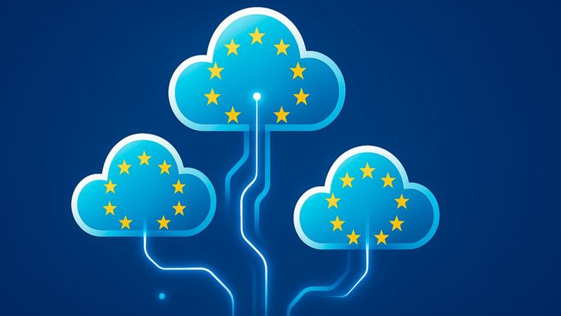 Bechtle hat das Multicloud-Portfolio um souveräne Lösungen der Deutschen Telekom und Arvato Systems erweitert. (Bild:  Canva / KI-generiert)