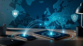 Materna Virtual Solution und Relution kombinieren mit SecurePIM, einen geschützten Arbeitsbereich für geschäftliche Apps und Daten mit Relutions Mobile Device Management. (Bild: Canva / KI-generiert)