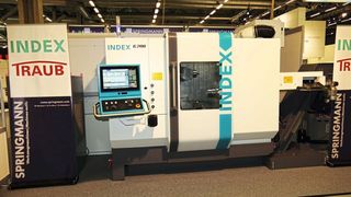Index et Traub seront représentés dès le 1er janvier 2019 par la nouvelle société INDEX Machines-Outils (Suisse) SA, c'était l'un des exposants à Industrialis. (Gilles Bordet)