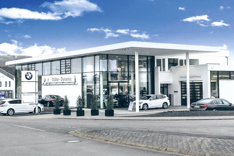 Die Müller-Gruppe hat ihren BMW-Standort in Lebach umfassend umgestaltet und modernisiert. (Müller-Dynamic)
