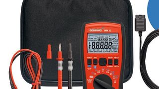 Das True RMS-Digital-Multimeter MM12 aus dem Sortiment von Conrad Electronic überwacht Messwerte, zeichnet sie auf und speichert sie. Außerdem lassen sich die Messwerte in Echtzeit austauschen. (Conrad SE)