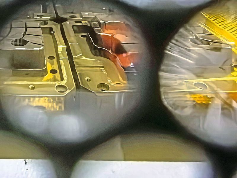 Blick in den Arbeitsbereich der Senkerodieranlage Form X 600.(Bild:  Klaus Vollrath)