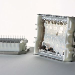 Bild 5: Eine mit WACKER SilGel 612 vergossene Leistungselektronik-Komponente.(Bild:  Wacker Chemie AG)