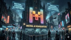 Mistral AI als Europas KI‑Hoffnung: zwischen Souveränitätsanspruch und globalem Wettbewerbsdruck. (Bild: KI-generiert)