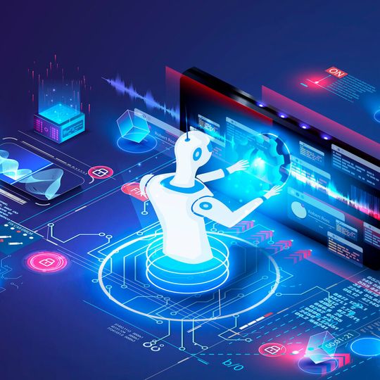 Bei der intelligenten Automatisierung werden Robotic Process Automation (RPA), künstliche Intelligenz, Machine Learning und Natural Language Processing kombiniert.(Bild:  ZinetroN - stock.adobe.com)