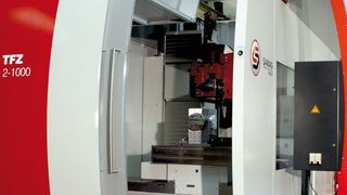 Bild 1: Tiefbohr-Fräszentren der TFZ-Baureihe von Samag ermöglichen die Vier-Seiten-Bearbeitung und die Fertigung von Bohrungen mit Tiefen bis 2800 mm. Bild: Samag (Archiv: Vogel Business Media)