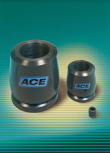 Tubus-Serie TS: Axial soft dämpfende Maschinenelemente mit annähernd linearer Dämpfungskennlinie für weiche Energieaufnahme bei geringer Maschinenbelastung. (Bild: ACE Stoßdämpfer)