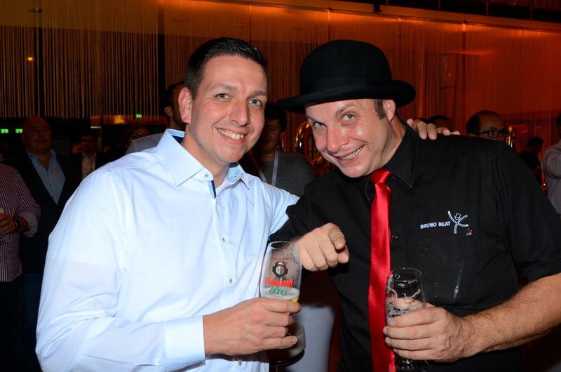 ...und hatte selbst sichtlich Spaß am Abend. (Acmeo)