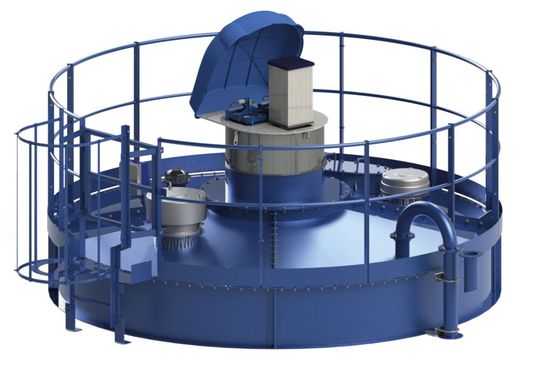 Die Polytube-Filterelemente ermöglichten einen neuen Silotop, der im Verhältnis zu seiner aktiven Filterfläche eine geringere Baugröße aufweist. Die Polytube-Filterelemente ermöglichten einen neuen Silotop, der im Verhältnis zu seiner aktiven Filterfläche eine geringere Baugröße aufweist.