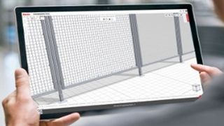 schutzzaun (item Industrietechnik GmbH)