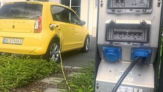E-Autos gehören inzwischen zum Alltag. Die zahl der Zulassungen steigt, gleichzeitig sinken die Emissionswerte und damit die Gefahr von CO2-Strafzahlungen. (Bild: Grimm/»kfz-betrieb«)