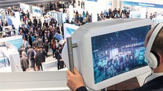Industrie 4.0 und der digitale Wandel werden die Schwerpunktthemen an der diesjährigen SPS IPC Drives in Nürnberg sein. (Mesago Pressebild / Thomas Geiger)